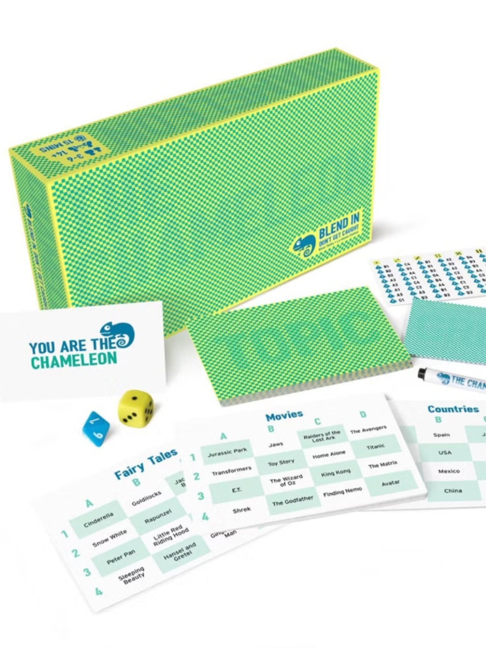 *NEW* The Chameleon Board Game: Social Skills Party Game for 3-8 Players